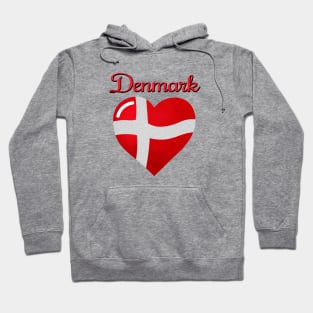 Flag of Denmark, Danmarks flag Hoodie